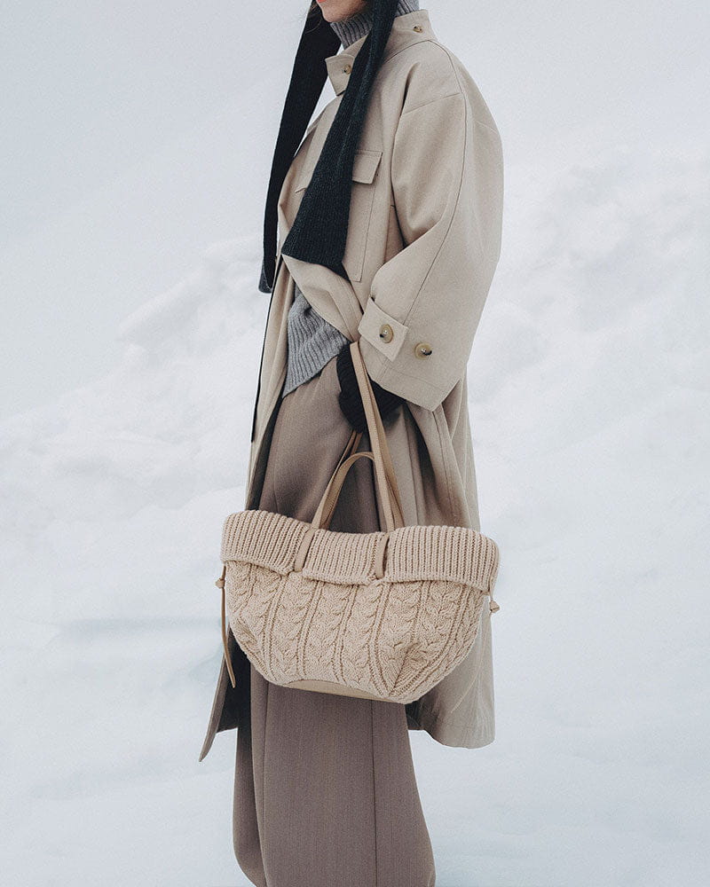 Women's Textured Top Handle Bag
