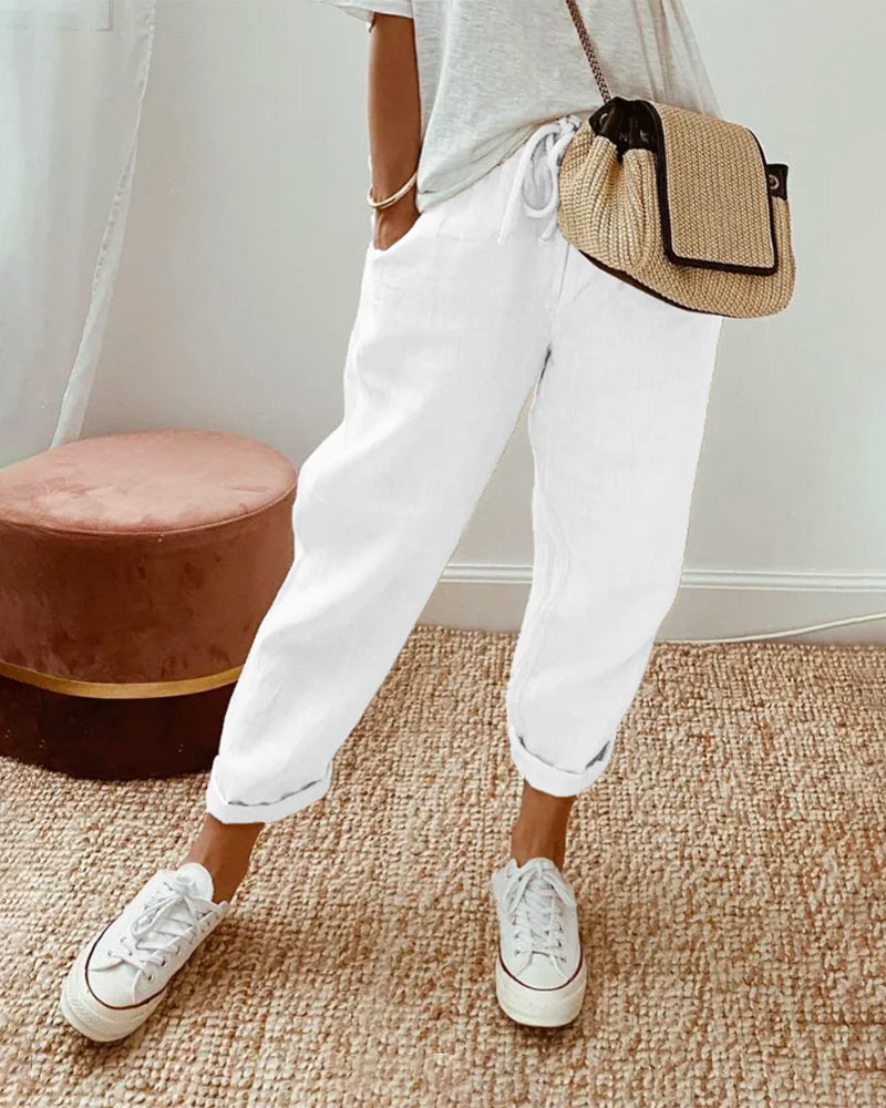 Luna Retro Pants — detail view