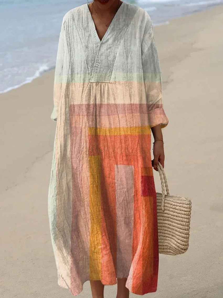 Jessica Vintage Maxi Dress — side view