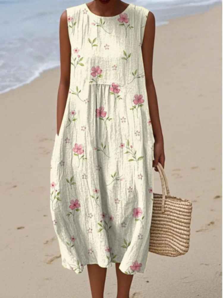 Flora Floral Maxi Dress — alternate view