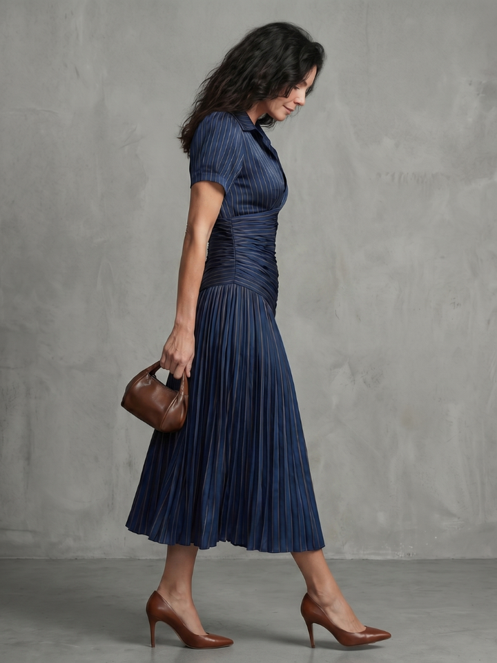 Theodora Midi Dress — back view
