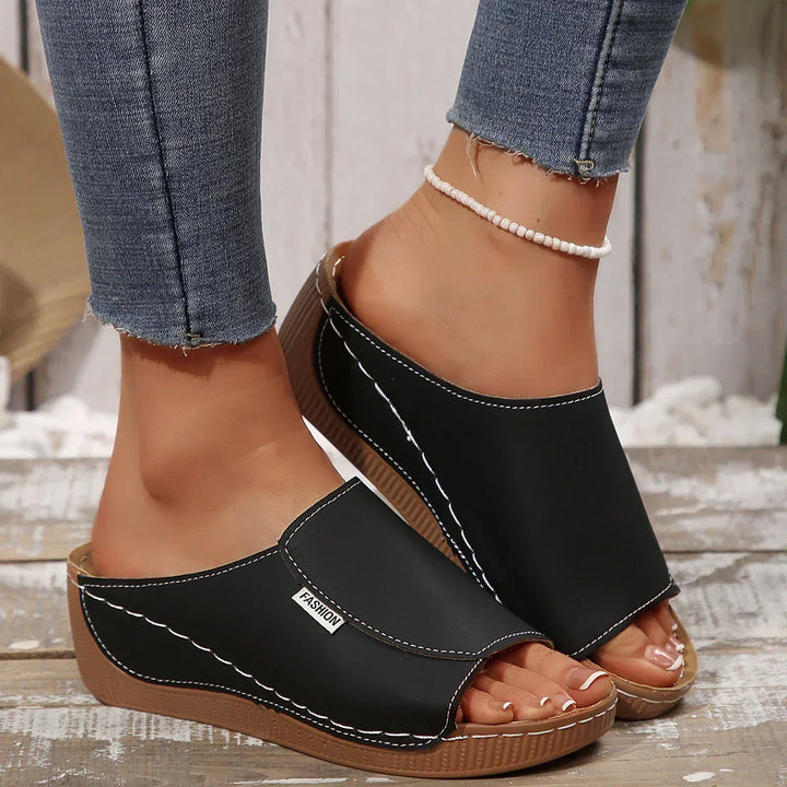 Ella Orthopedic Heels — top view