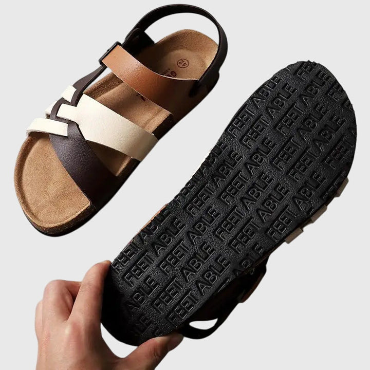 Nora Cozy Orthopedic Sandals — back view