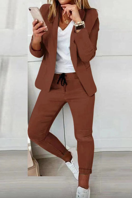 Women's smart-casual co-ord set – detail