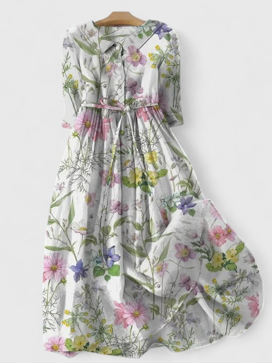 Eryzelle Spring Elegant Dress — front view