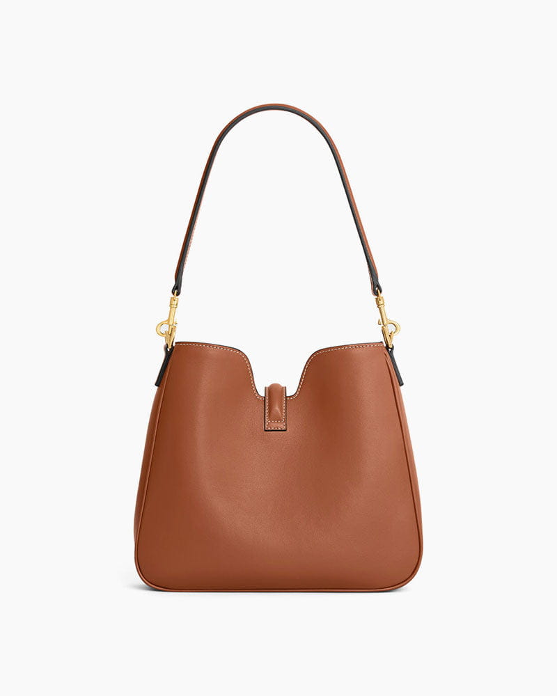 Women's Daily Commute Soft Leather Hobo Shoulder Bag