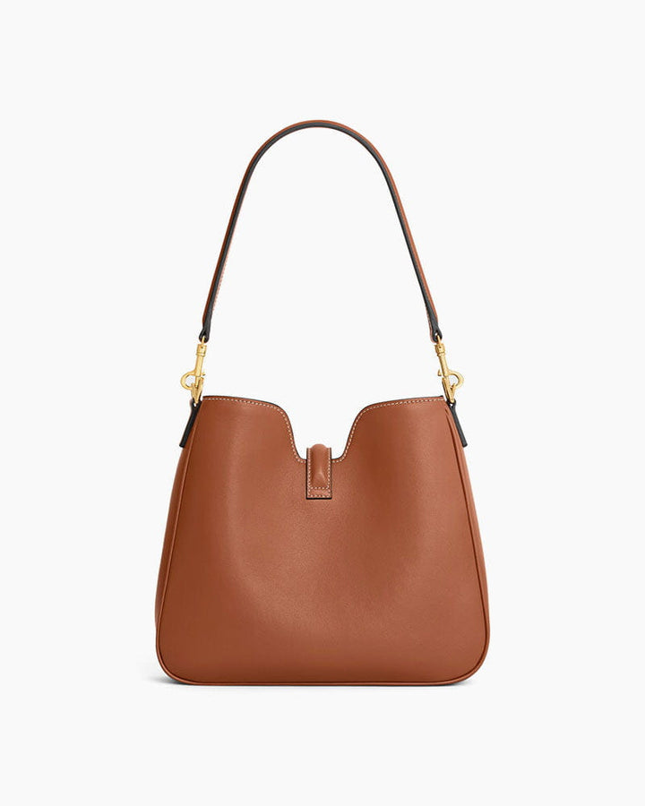 Women's Daily Commute Soft Leather Hobo Shoulder Bag