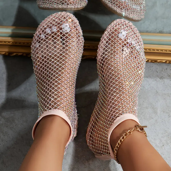 Aubrey Orthopedic Flat Sandals — lifestyle view