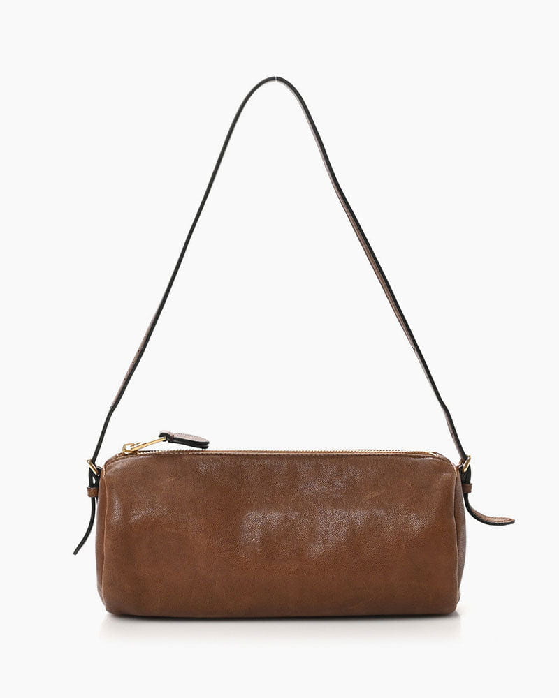 Women's Compact Leather Pouch Bag