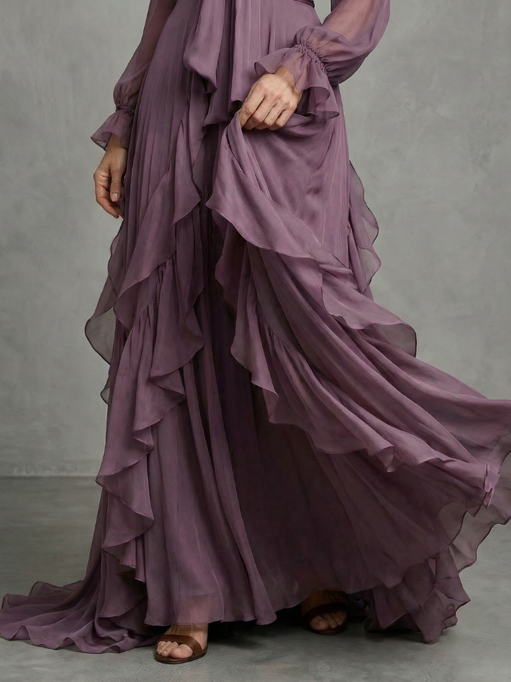 Demetria Maxi Dress — close-up view