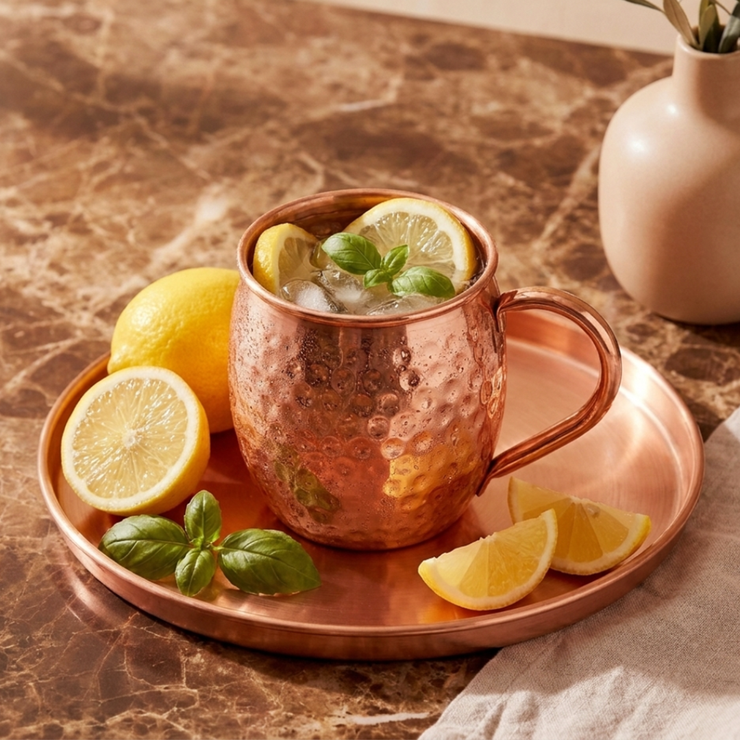 Hammered Copper mule mug - 16 oz