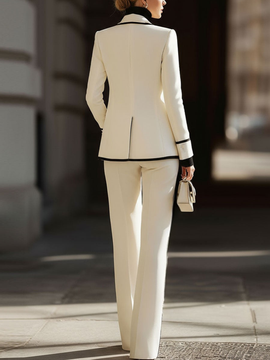Hildegarda blazer suit co-ord – styled look