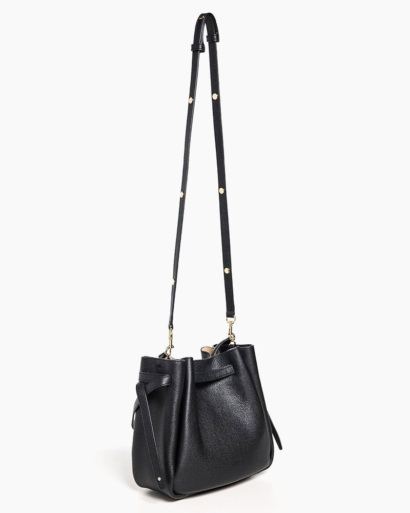 Women's Classic Leather Shoulder Bucket Bag