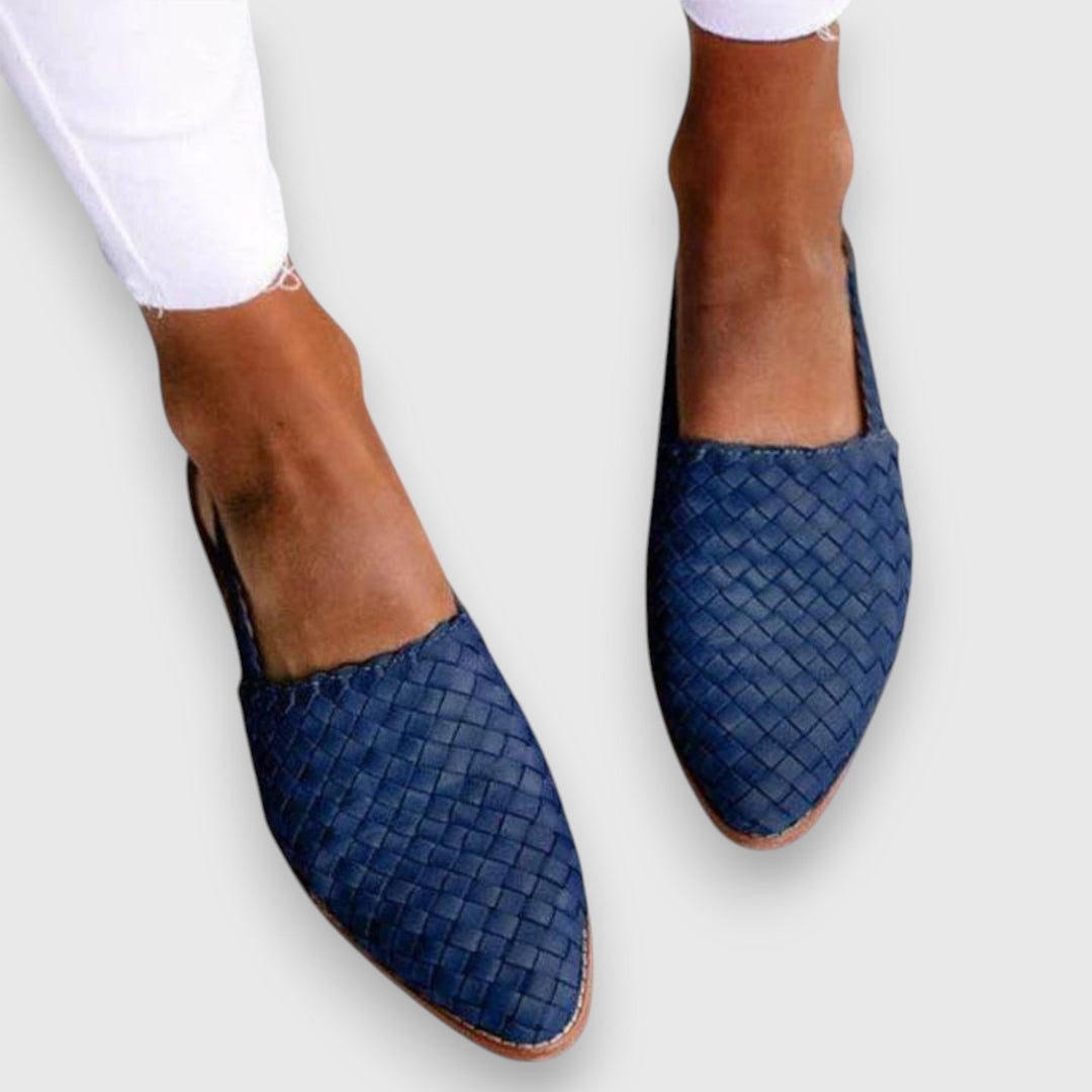 Lysena Comfy Sandals — close-up detail