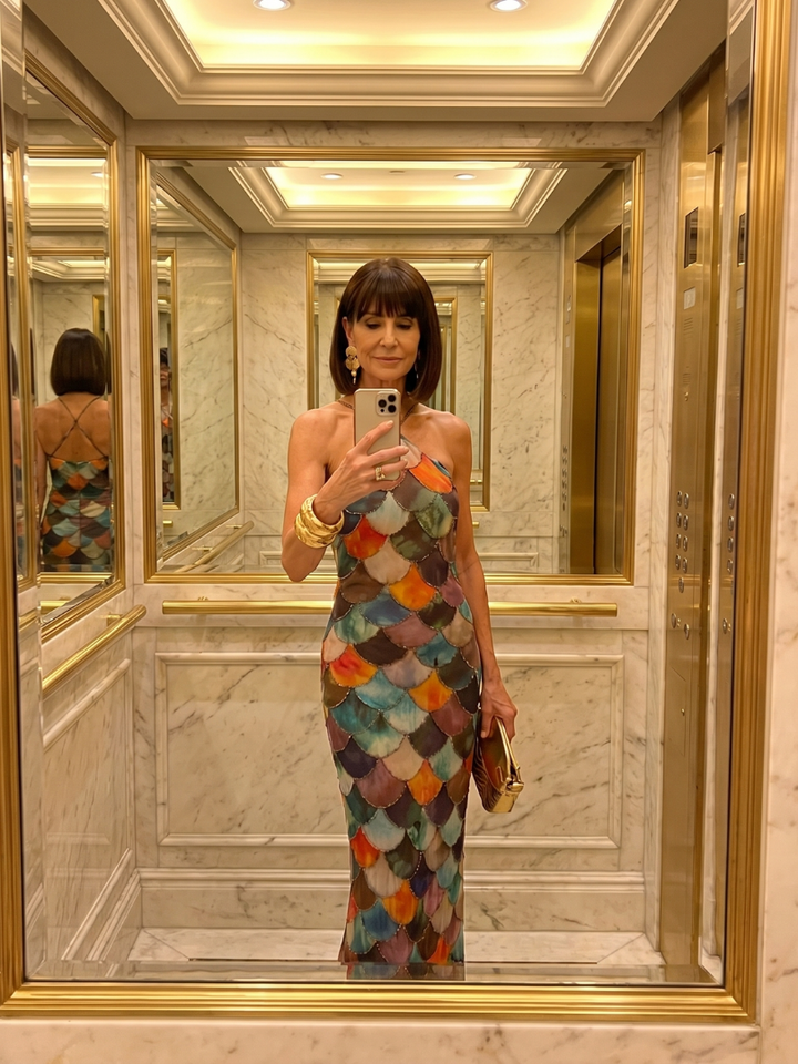 Larkin Maxi Dress — close-up view