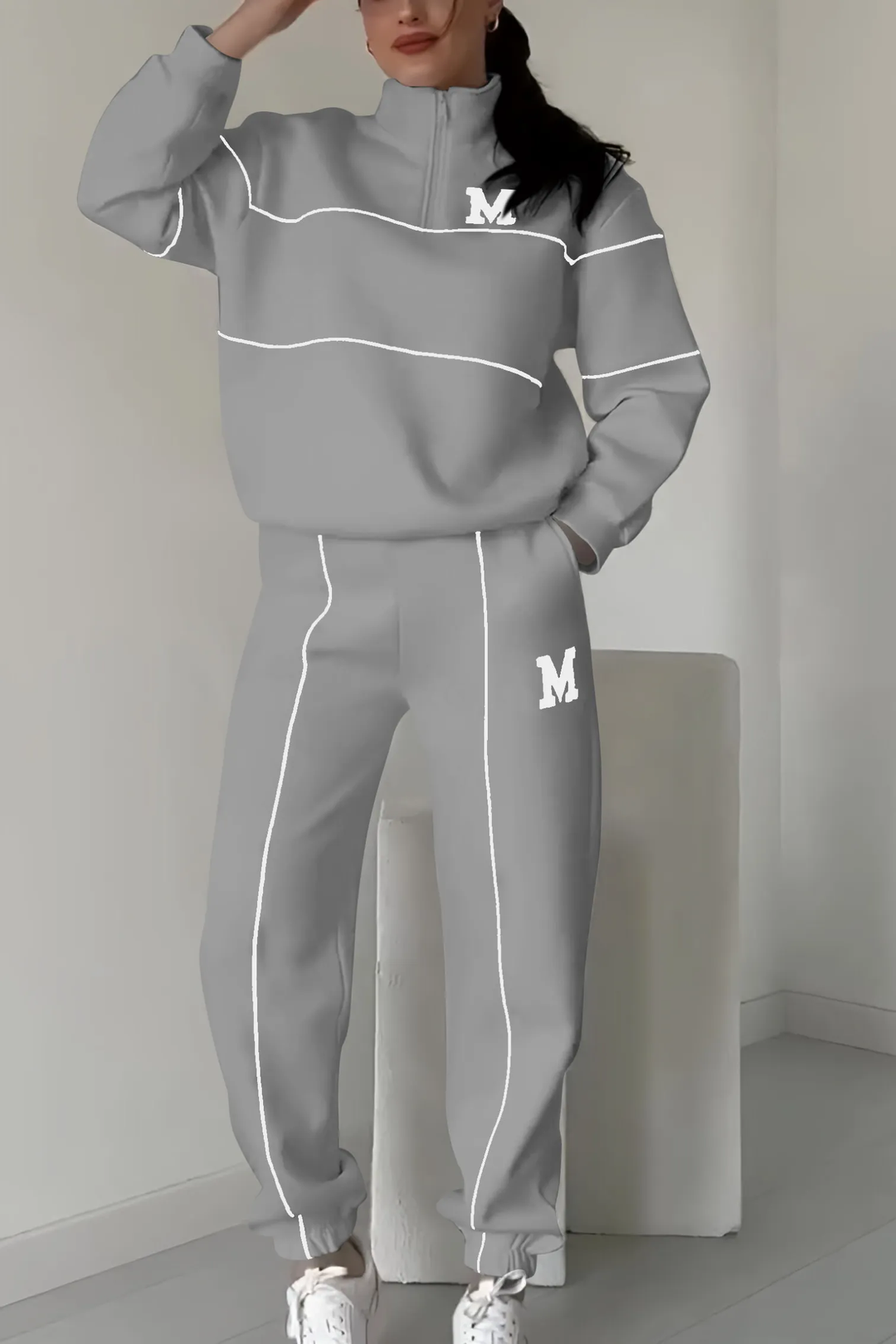 Ella Comfortable Casual Two-Piece Set — product view