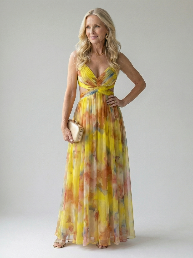 Isel Maxi Dress — close-up view