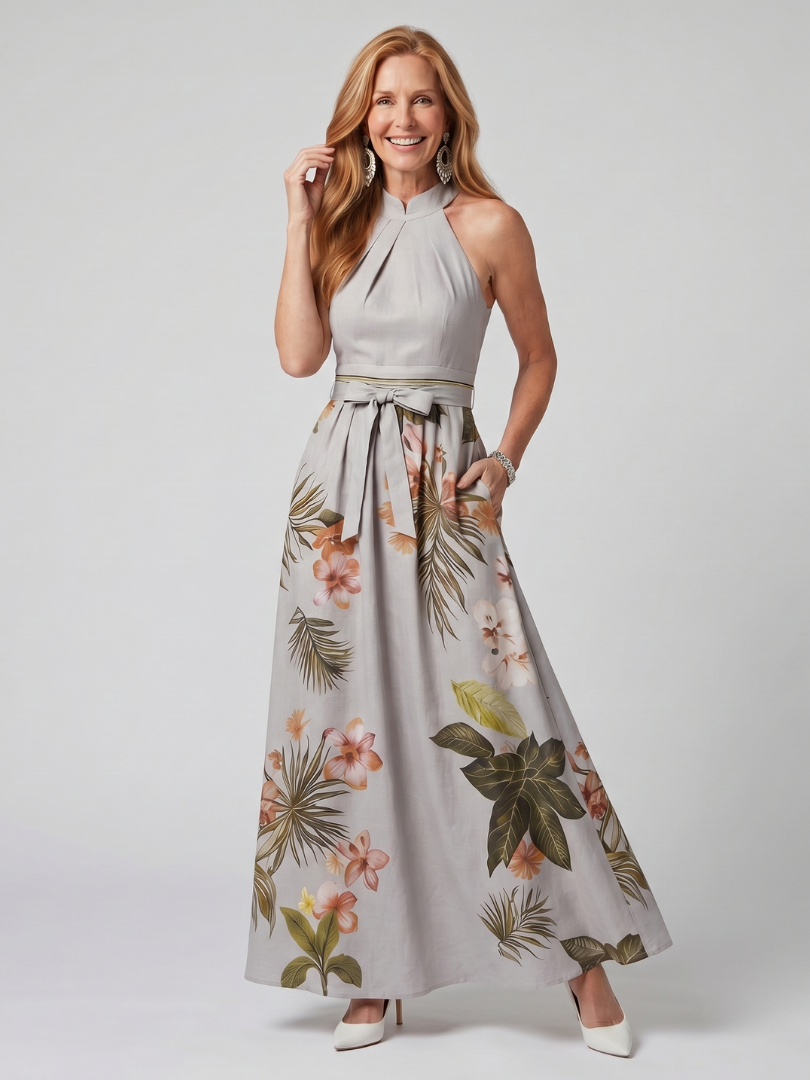 Meadow Maxi Dress — close-up view