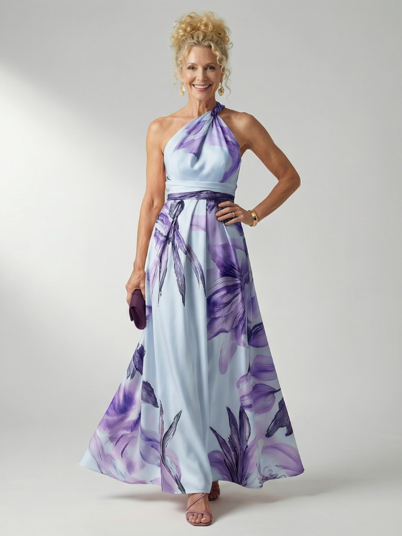 Amiel Maxi Dress — close-up view