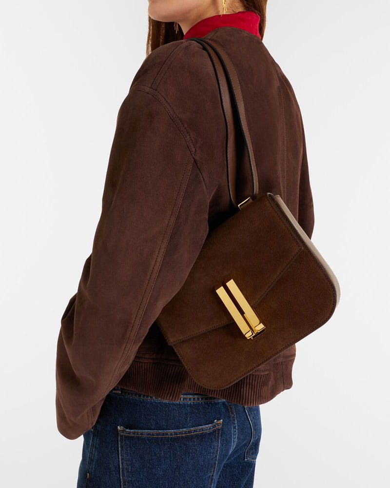 Chic City Evening Suede Shoulder Companion