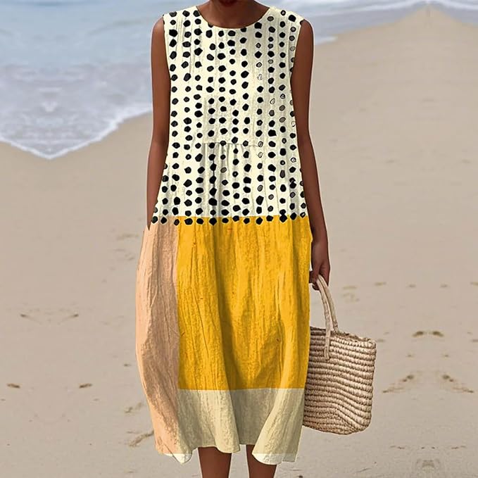 Alora Lightweight Summer Dress — front view