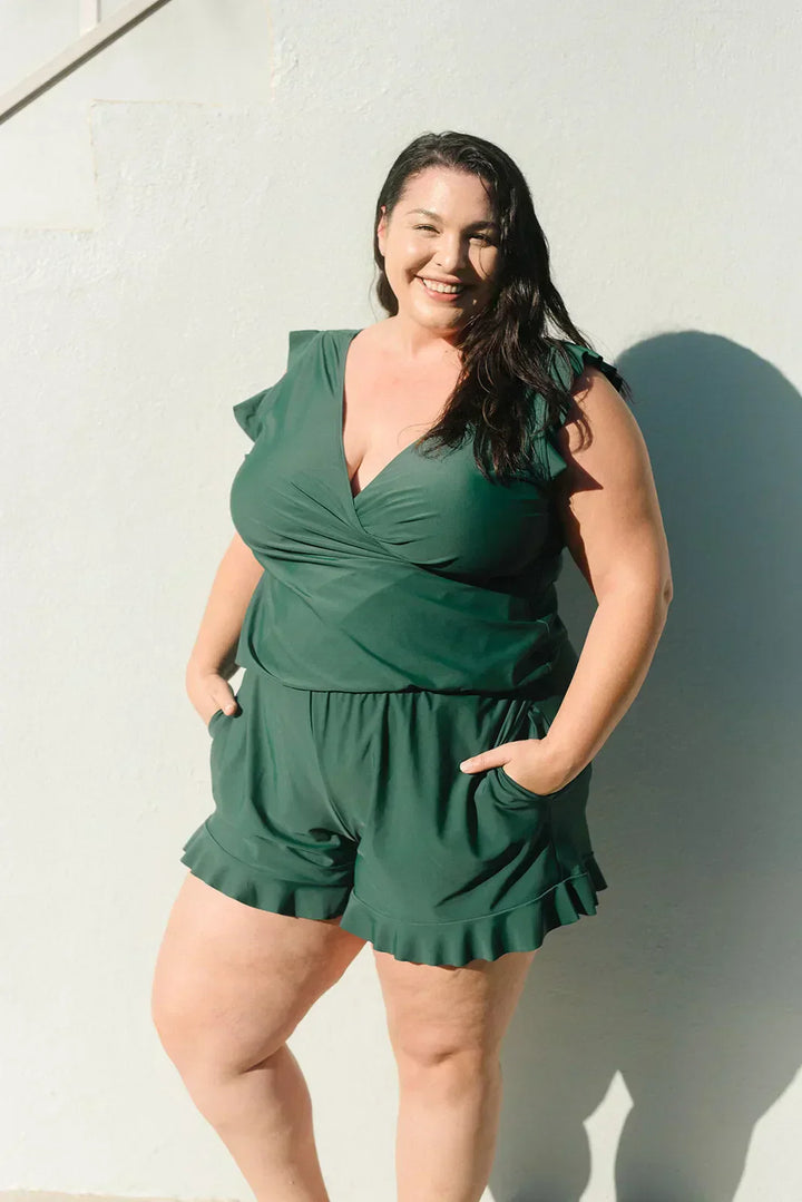 Olivia Tummy Control Swimsuit — styled view