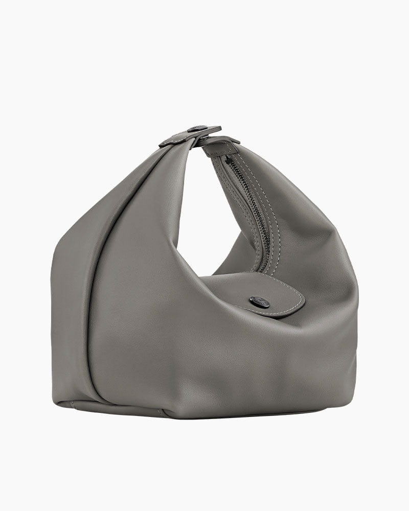 Women's Sophisticated Small Leather Carryall Bag