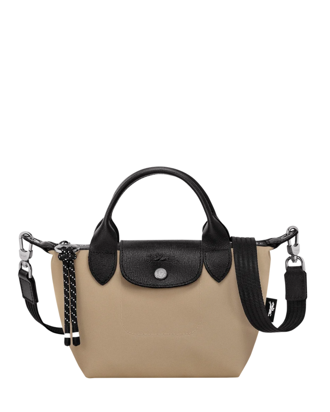 Longchamp Le Pliage Energy XS Crossbody Handbag Clay Beige front view