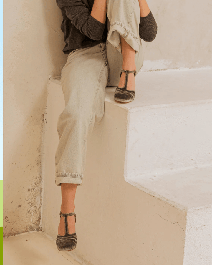 Shoe With T-Bar And Stable — lifestyle shot