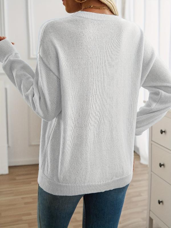 Layla Stylish Classic Sweater — detail view