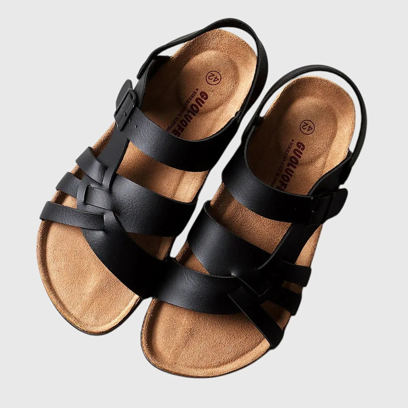 Nora Cozy Orthopedic Sandals — lifestyle shot