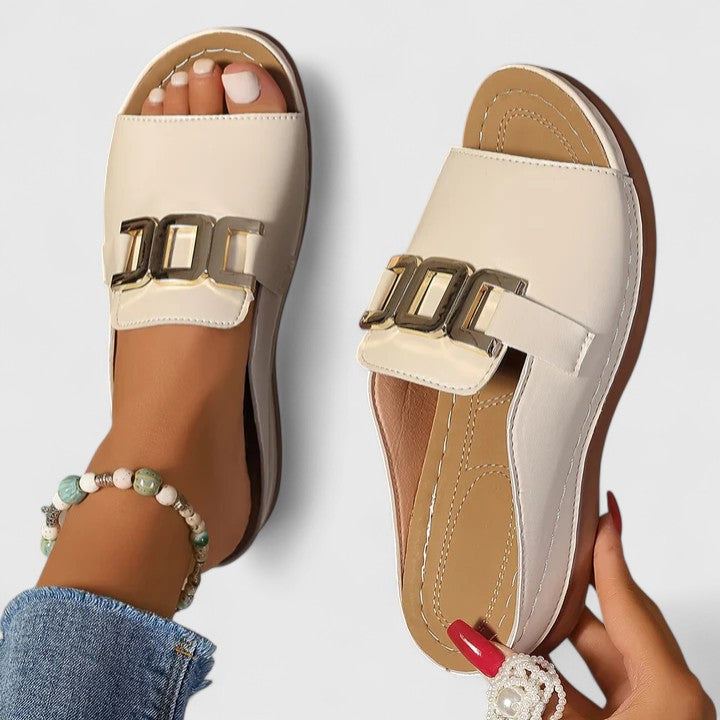 Sharpay Sophisticated Sandals — close-up detail