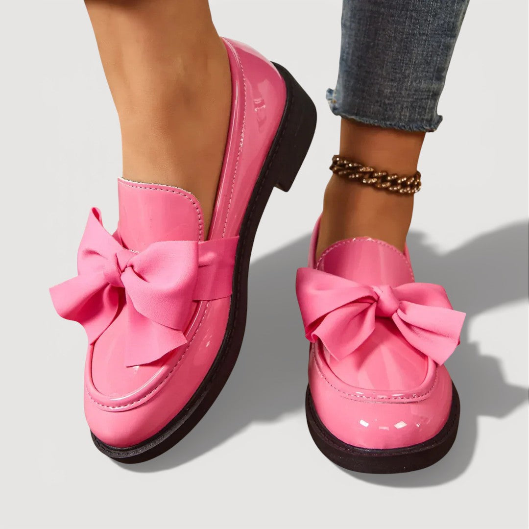 Maeryl Bow Detail Loafers — product view