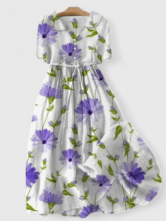 Zhyriann Spring Elegant Dress — front view