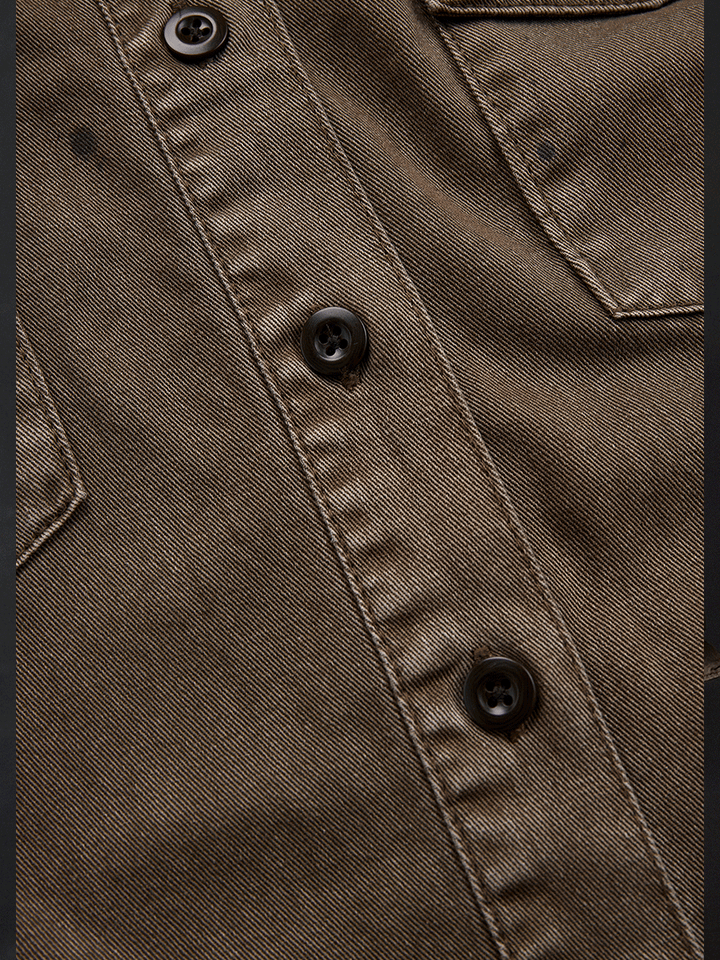 Washed western shirt full length view