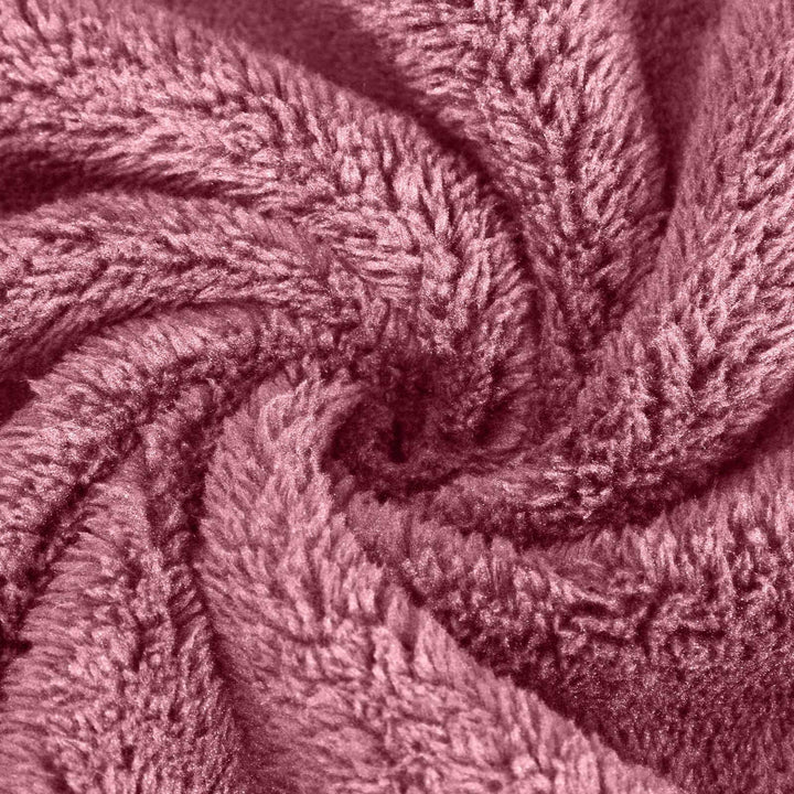 Avery Super Soft Coral Fleece Sweatshirt — close-up view
