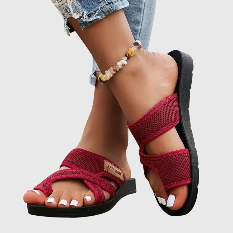 Ellyn Orthopedic Sandals — close-up detail