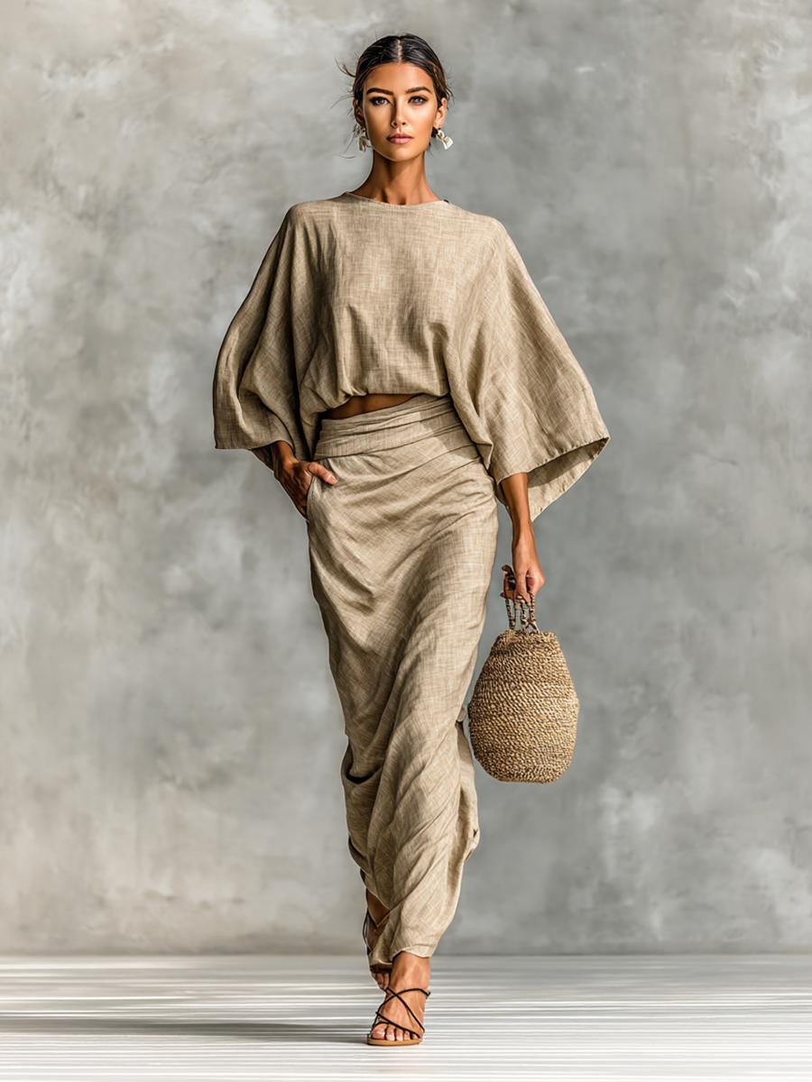 Selene Batwing Two-Piece Set — detail view