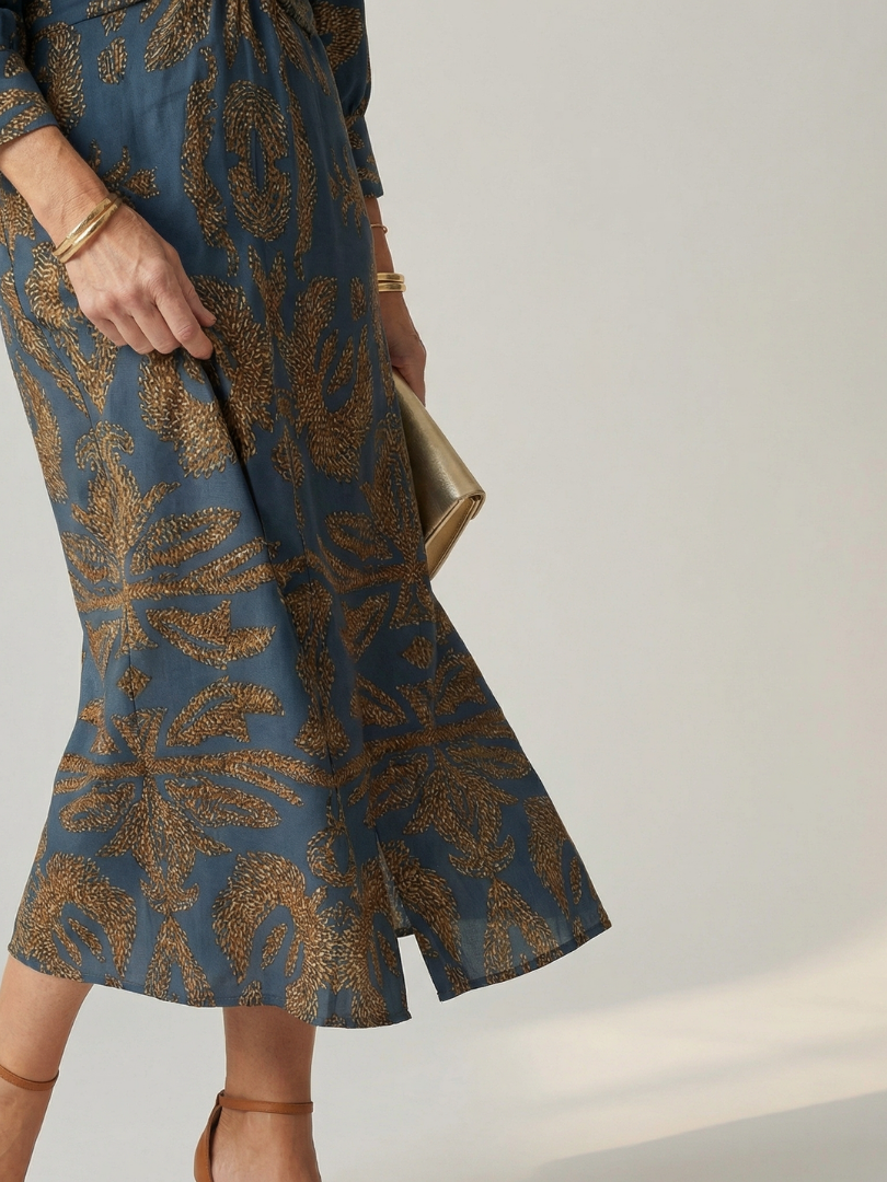Lune Midi Dress — lifestyle shot