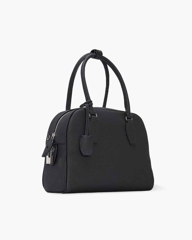 Women’s Workday Office Pebbled Leather Top Handle Bag