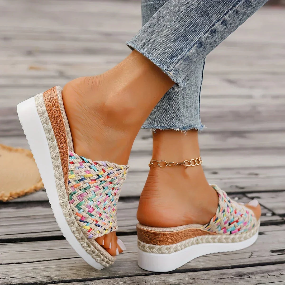 Lily Orthopedic Sandals — back view