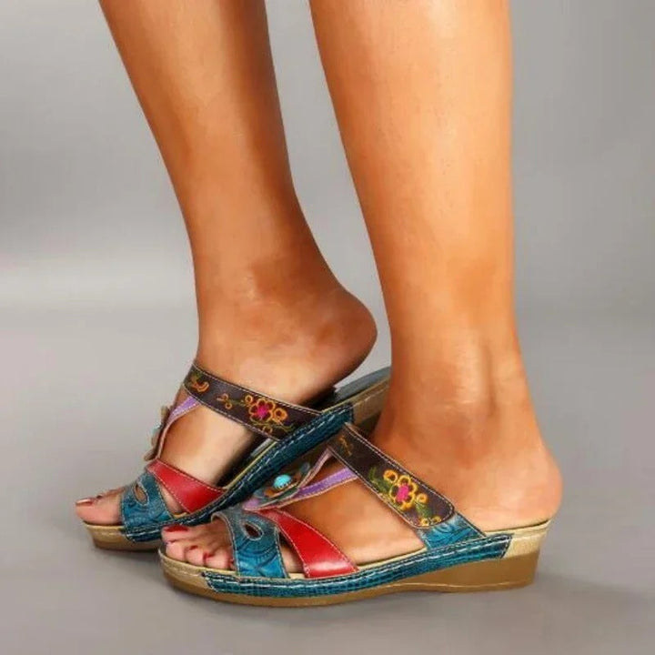 Ellie Handmade Orthopedic Sandals — side view