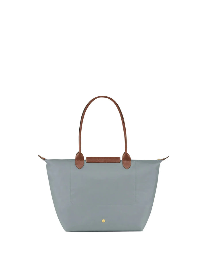 Longchamp Le Pliage Large Tote Bag Steel Back View