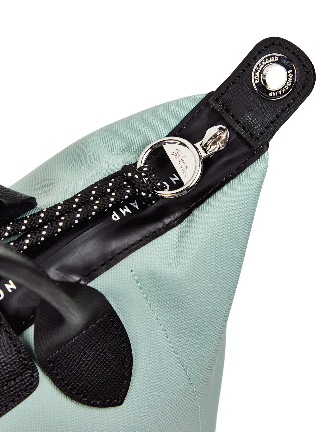 Longchamp Le Pliage Energy Small Verbena Bag – mint green crossbody, worn