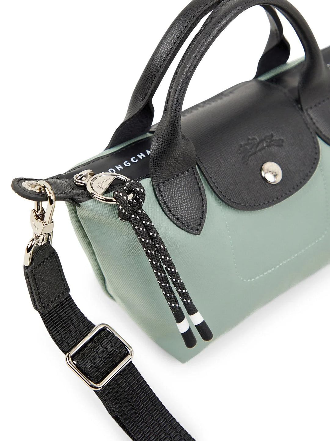 Longchamp Le Pliage Energy XS Verbena Handbag – green foldable bag, interior