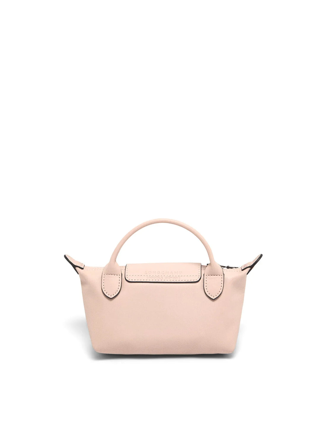 Longchamp Mini Leather Bag Pink — side view