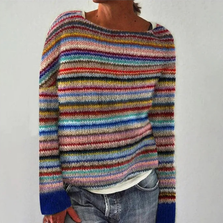 Emily Cozy Retro Sweater — detail view