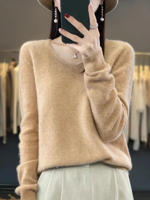 Amelia Soft Comfy Sweater — side view
