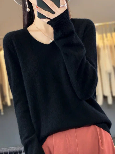 Amelia Soft Comfy Sweater — close-up view