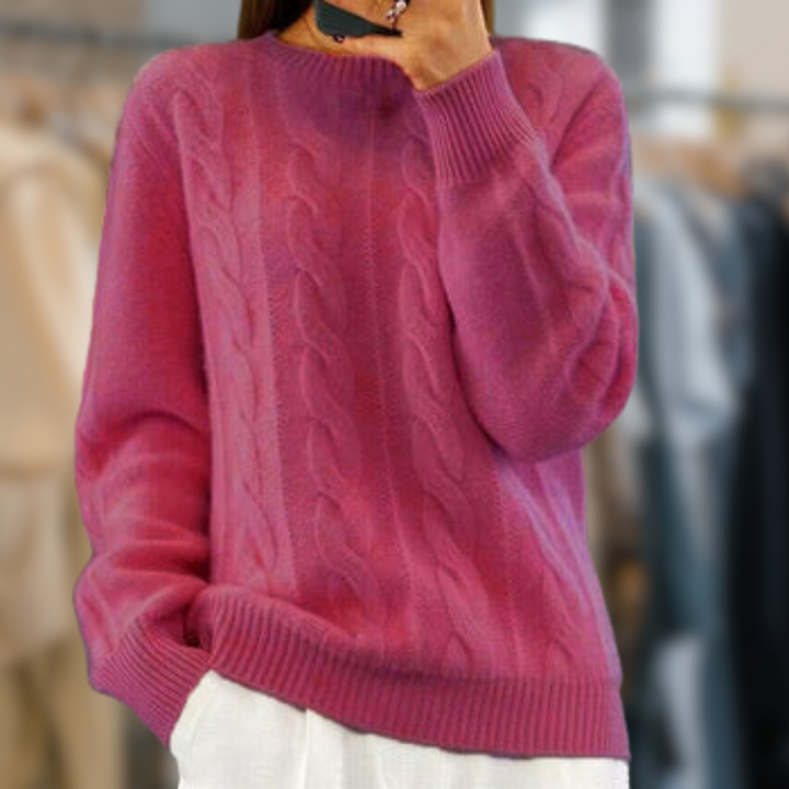 Charlotte Soft Sweater — close-up view